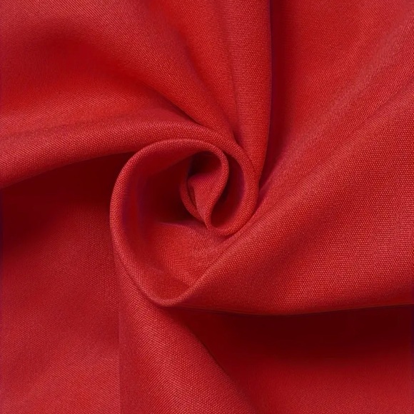 True Red Elegant Layered Ruffle Sleeve Button Up Turn Down Collared Top - Picture 3 of 3